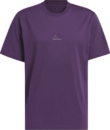 Tričko adidas Originals Basketball Graphic T-Shirt Fialová | jm6844, 0