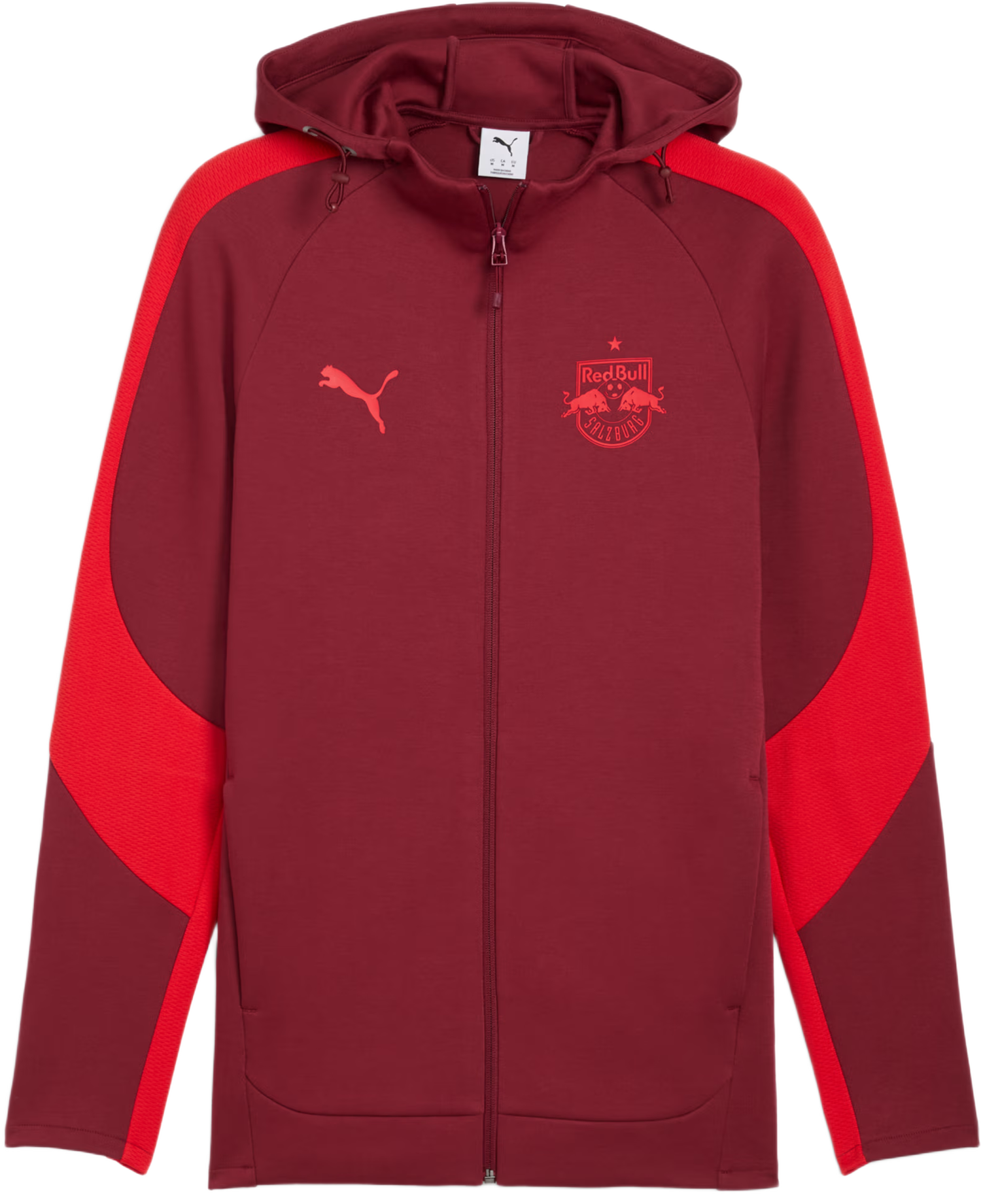 Bunda Puma Red Bull Salzburg Evostripe Hooded Jacket Vínová | 781767-10, 0