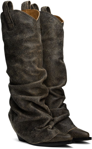 Oblečenie R13 R13 Mid Cowboy Sleeve Boots Hnedá | R13S0107-S131A, 3