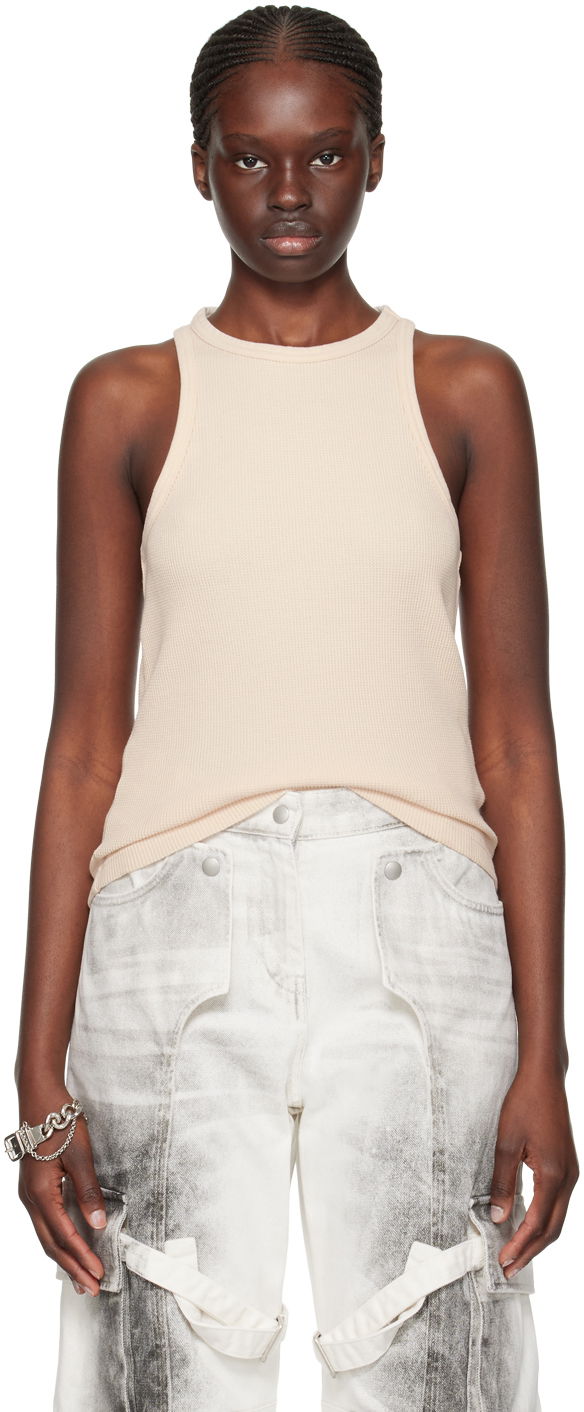 Tielko Acne Studios Patch Tank Top Béžová | CL0264-