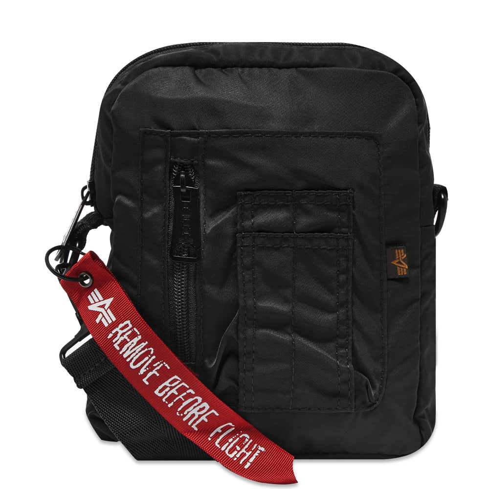 Taška cez rameno Alpha Industries Crew Carry Bag Čierna | 196924-03, 0