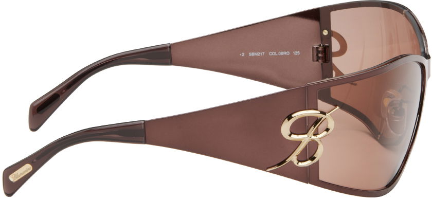 Metal Wraparound Sunglasses