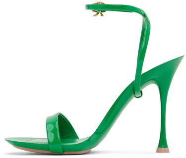 Tenisky a topánky Gianvito Rossi Ribbon Heeled Sandals Zelené | G32174.95LAC.VER, 2