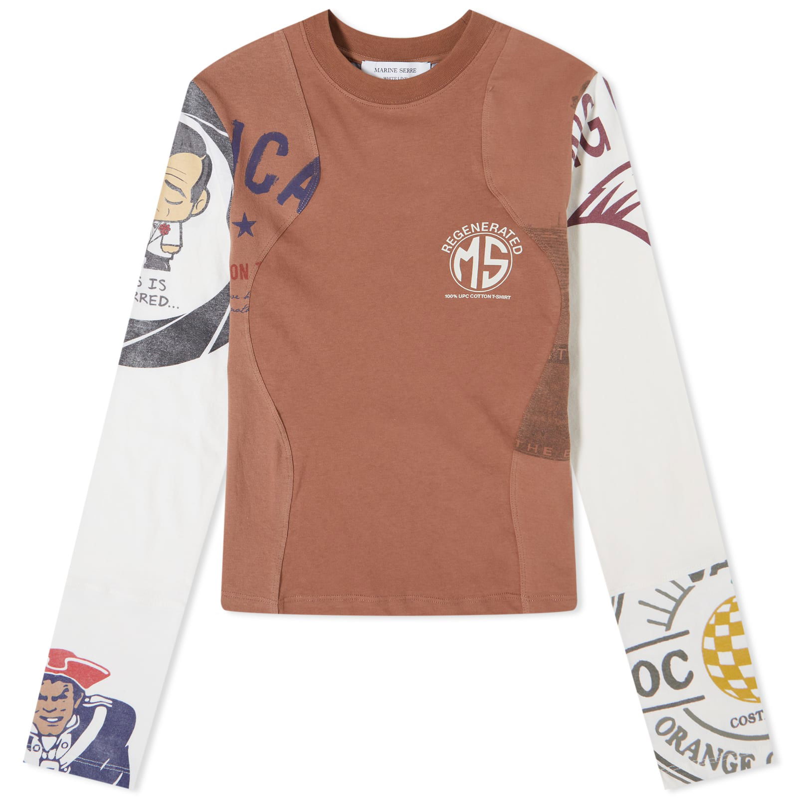 Regenerated Graphic Patchwork T-Shirt