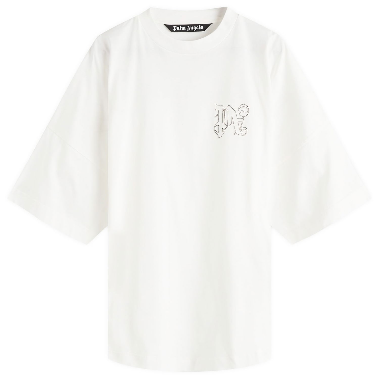 Tričko Palm Angels Monogram T-Shirt Biela | PMAA002F24JER0010303, 0