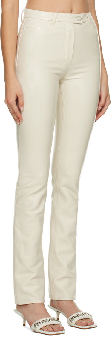 Nohavice Courrèges Courrèges Slim-Fit Trousers Biela | 322CPA071VY0003, 1