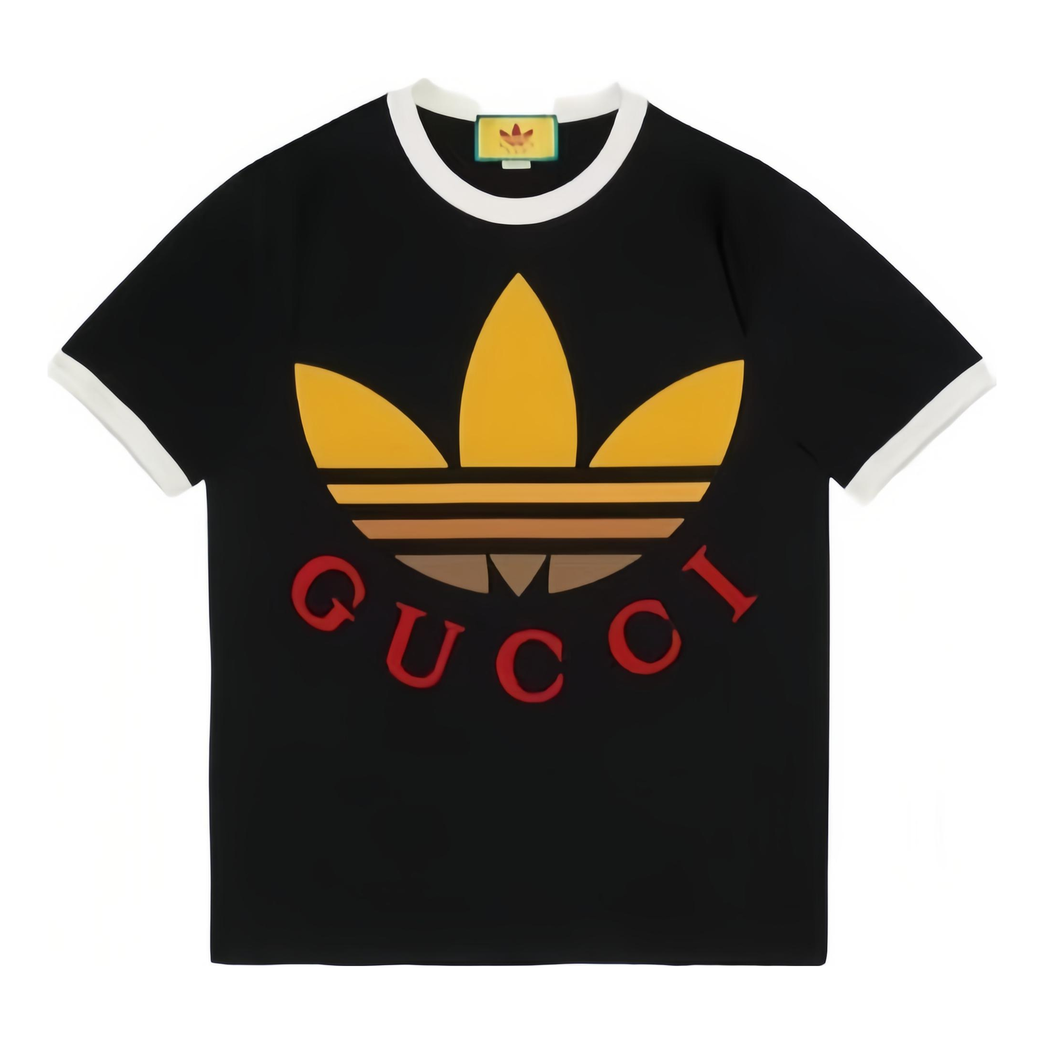 Tričko Gucci Cotton T-Shirt With Logo Print Čierna | 727694-XJE7J-1152-NEW, 0