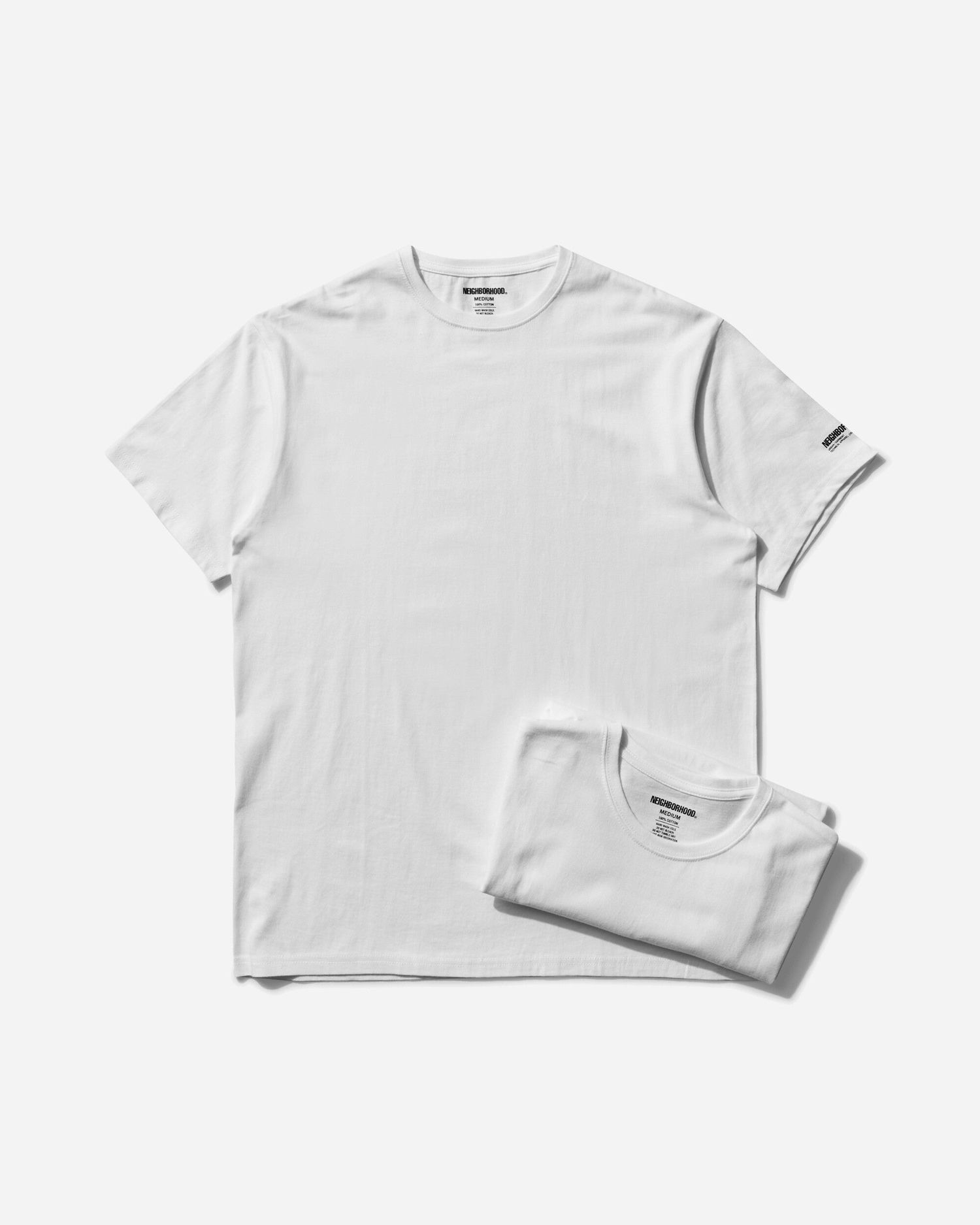 Tričko Neighborhood Classic 2-Pack T-Shirt Biela | 251QTNH-UWM01 WH, 1