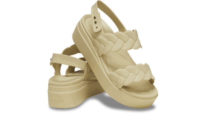 Tenisky a topánky Crocs Brooklyn Woven Low Sandals Béžová | 209977-212, 1
