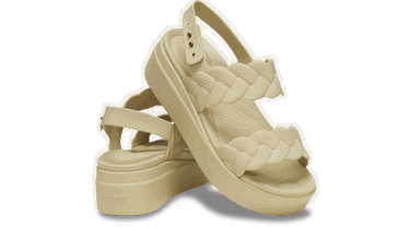 Tenisky a topánky Crocs Brooklyn Woven Low Sandals Béžová | 209977-212, 1