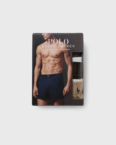 Boxerky Polo by Ralph Lauren Polo Ralph Lauren Woven Boxers, 3-Pack, Size XXL Zelené | 714830273035, 1
