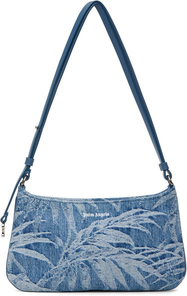 Taška cez rameno Palm Angels Palm Angels Giorgina Denim Shoulder Bag Modrá | PWNN034S25DEN0016101, 0
