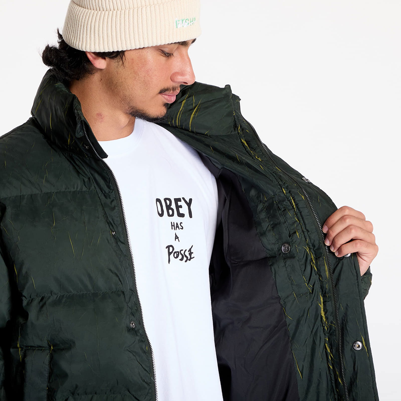 Renako Puffer Jacket Jet Black