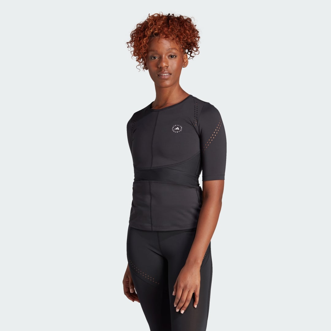 Tričko adidas Originals Stella McCartney TruePurpose Čierna | IB6780, 0