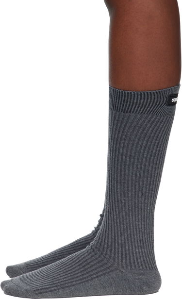 Ponožky Coperni Ribbed Knit Socks Šedá | COPSA15F5087, 2