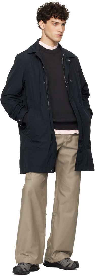 Pláštenka Stone Island Stone Island Micro Twill Coat Navy | K1S15 7100009 S0026, 4