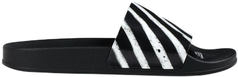 Tenisky a topánky Off-White Spray Stripes Slider Black White SS20 Čierna | OMIA088R20C220521001, 0
