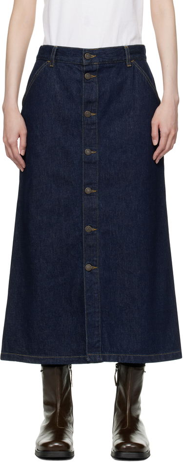 Sukňa Carhartt WIP Work In Progress Marvin Denim Midi Skirt Navy | I034647 0102, 0