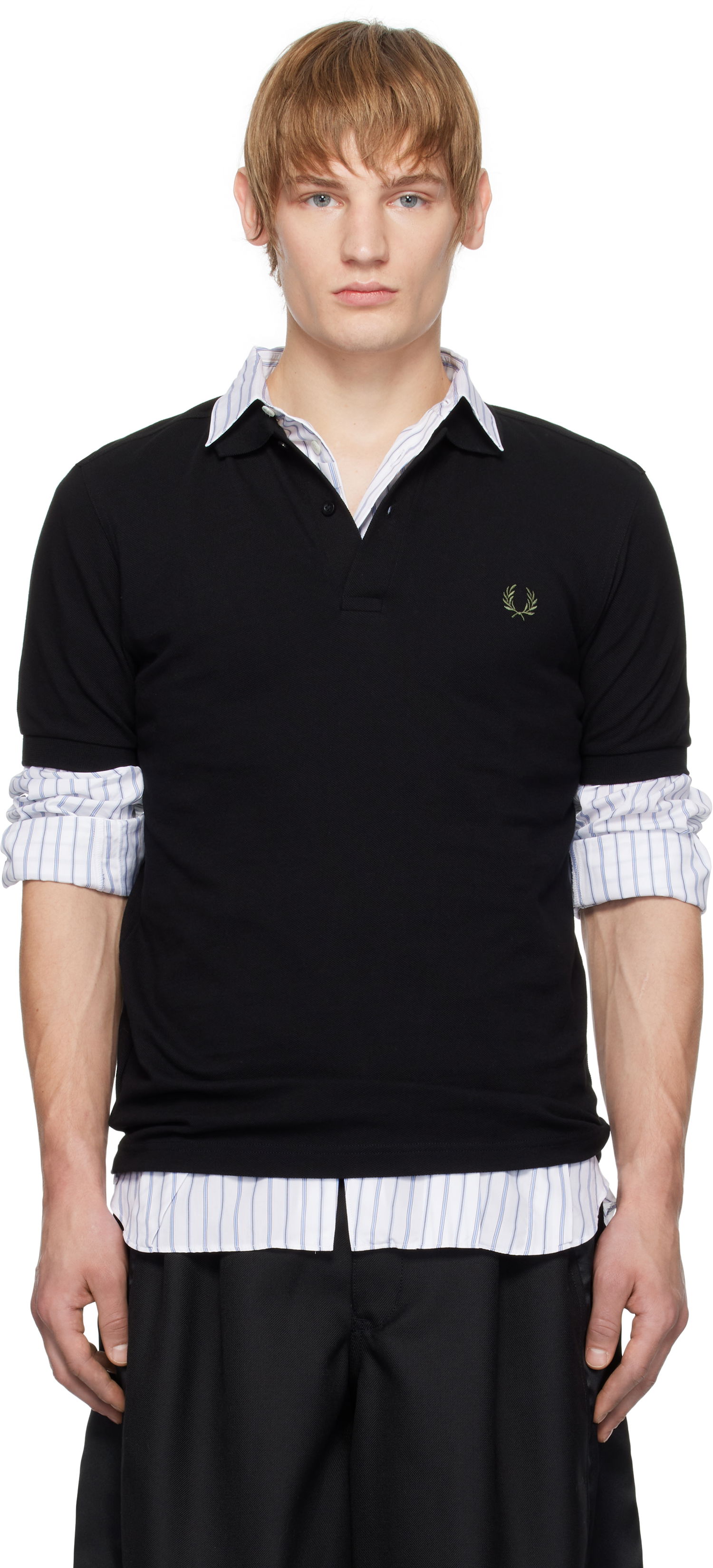 Polo tričko Comme des Garçons Shirt Edition 'Freedom Is Energy' Polo Čierna | FN-T501-W24, 0