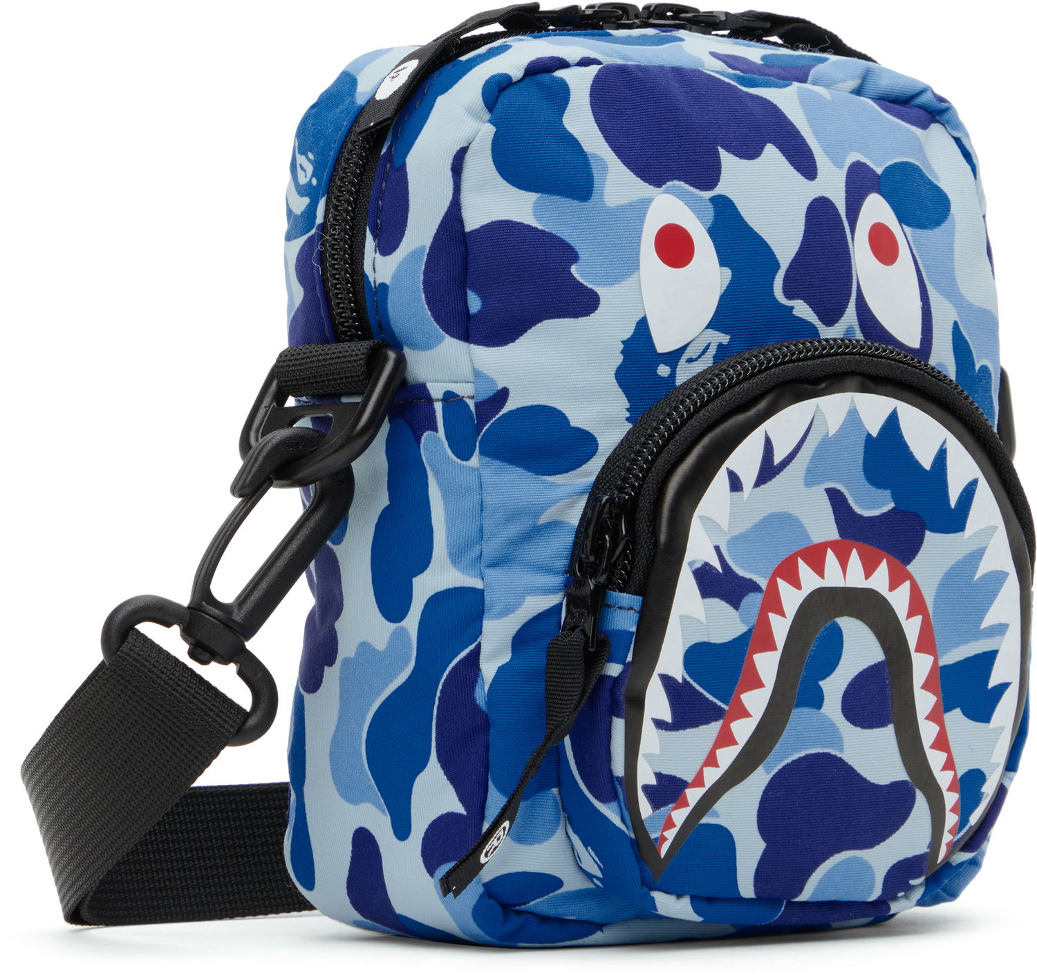 Taška cez rameno BAPE Camo Print Mini Shoulder Bag Modrá | 001SGK801012M, 1