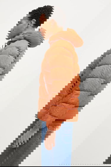 Prešívaná bunda C.P. Company Chrome-R Goggle Down Jacket Oranžová | 17CMOW079A005904G, 1