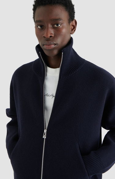 Sveter AXEL ARIGATO Core Zip-Up Sweater Čierna | A2143001, 7