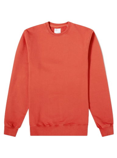 Mikina Colorful Standard Classic Organic Crew Sweat Červená | CS1005-DAM