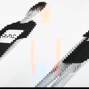 Tričko A.P.C. Gots Logo T-Shirt Čierna | COHBO-H26530 LZZ, 0