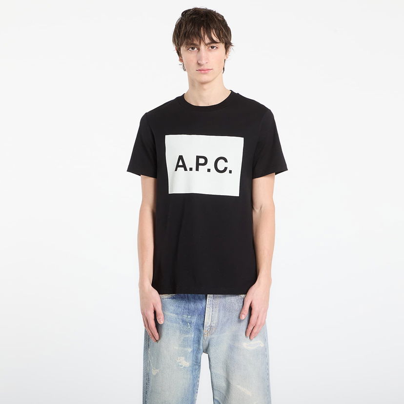 Tričko A.P.C. Gots Logo T-Shirt Čierna | COHBO-H26530 LZZ
