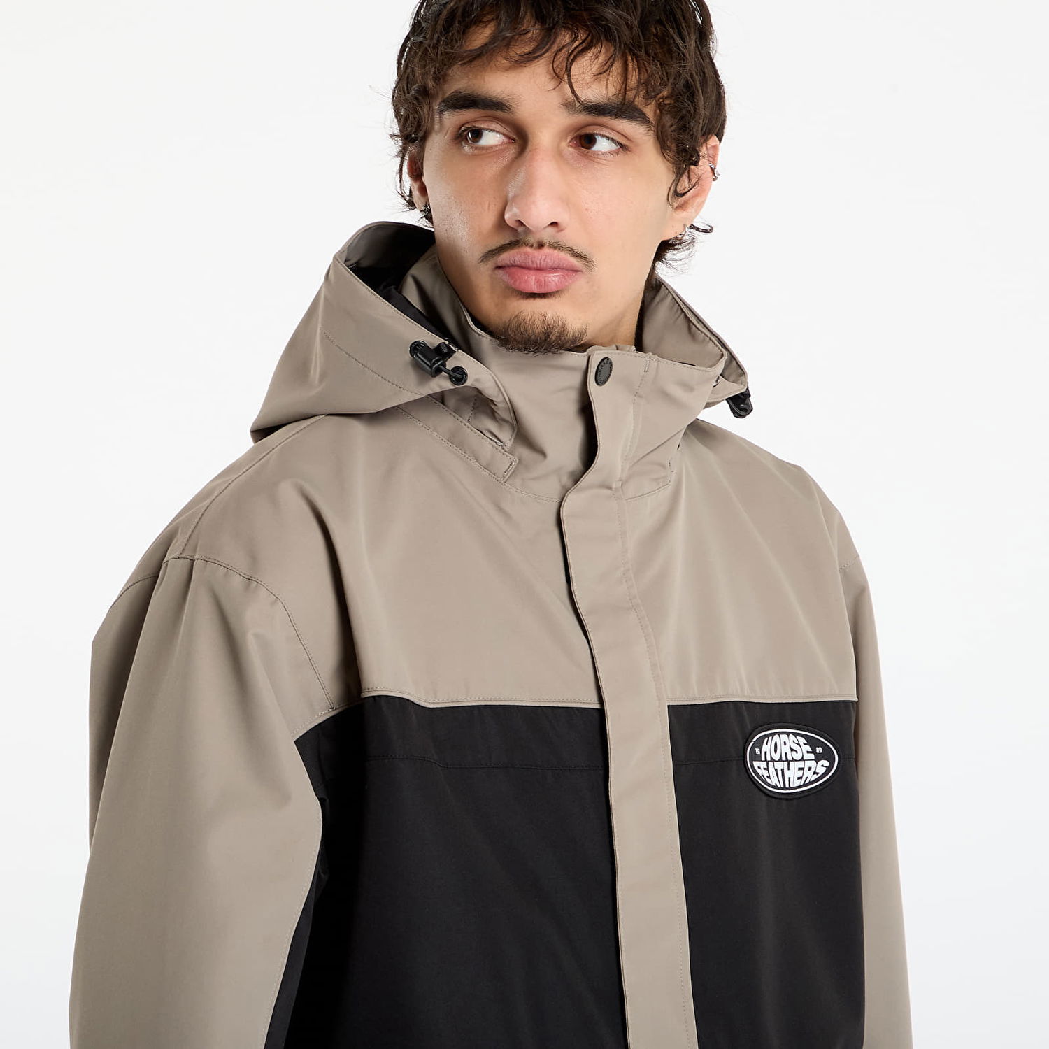 Vetrovka Horsefeathers Morris Hooded Two-Tone Panel Jacket Rôznofarebný | OM328B, 1