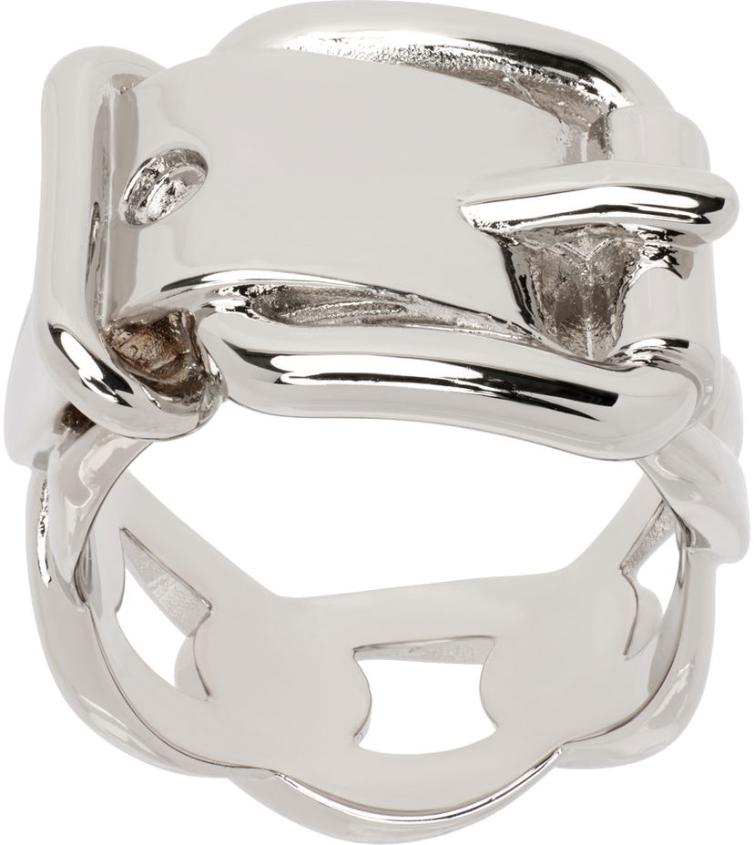 Prsteň Acne Studios Buckle Ring Šedá | C50419-