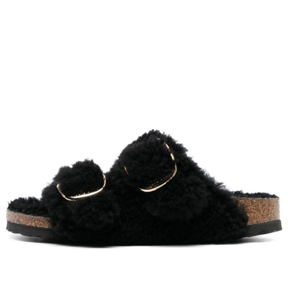 Tenisky a topánky Birkenstock Arizona Big Buckle Shearling Narrow Fit Sandals Čierna | 1025920, 0