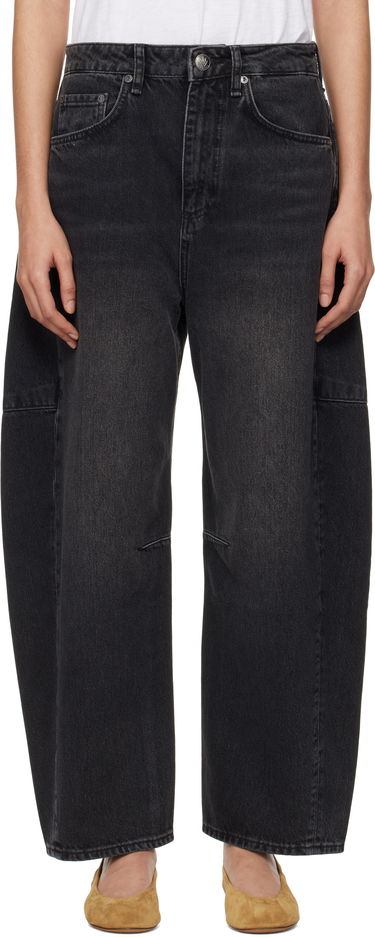 Džínsy rag & bone rag & bone 'The Charlie' High-Rise Barrel Jeans Čierna | WDD24F2994ACBS, 0