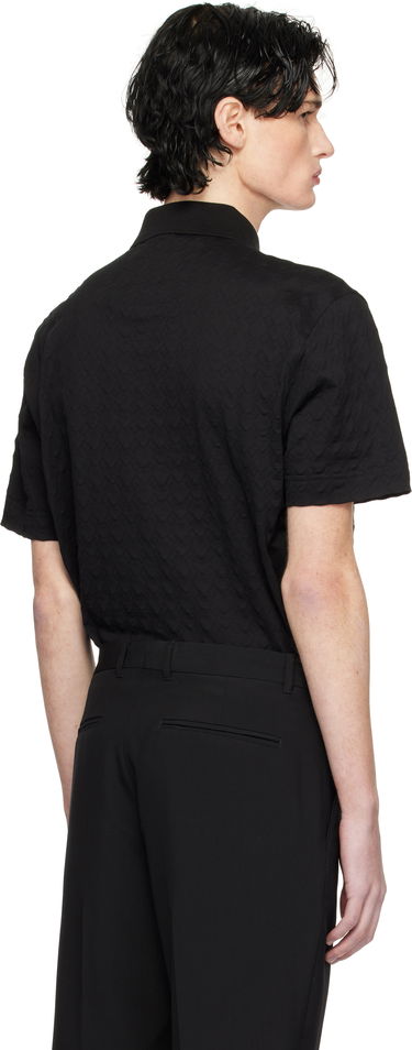 Polo tričko Givenchy Classic Fit Embroidered Polo Čierna | BM71KR3YPA001, 2