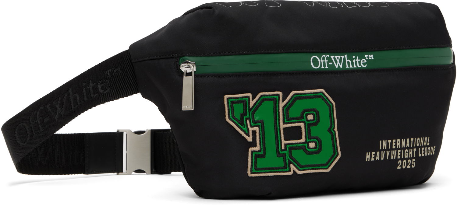Ľadvinka Off-White Outdoor Patches Belt Bag Čierna | OMNO037S25FAB0021055, 1