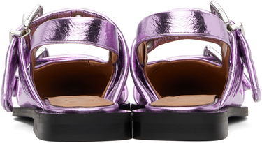 Doplnky GANNI GANNI Buckle Slingback Flats Fialová | S2874, 1