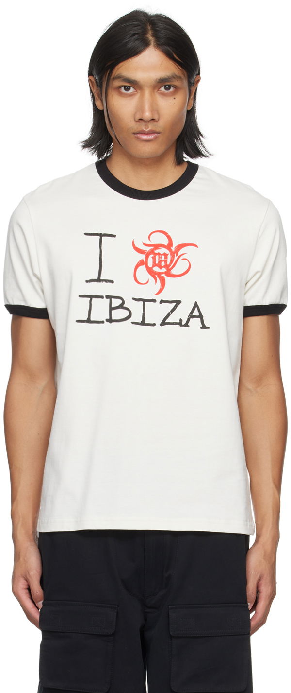 Tričko MISBHV I Love Ibiza T-Shirt Biela | 240M126, 0