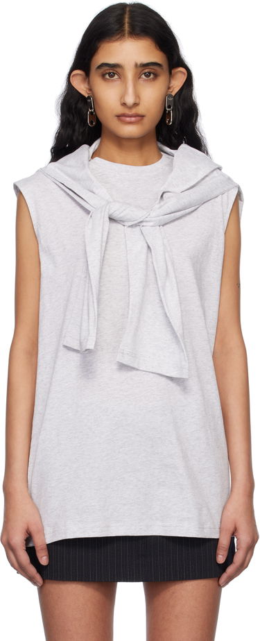 Tielko Acne Studios Acne Studios Layered Tank Top Šedá | AL0465-, 0