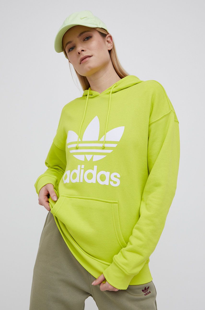 Mikina adidas Originals Hoodie Adicolor Zelené | HE6950, 0