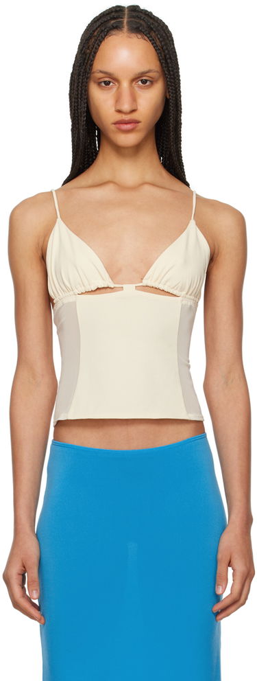 Podprsenka Miaou Miaou Ellie Cutout Tank Top Béžová | 7113JRBCRM, 0