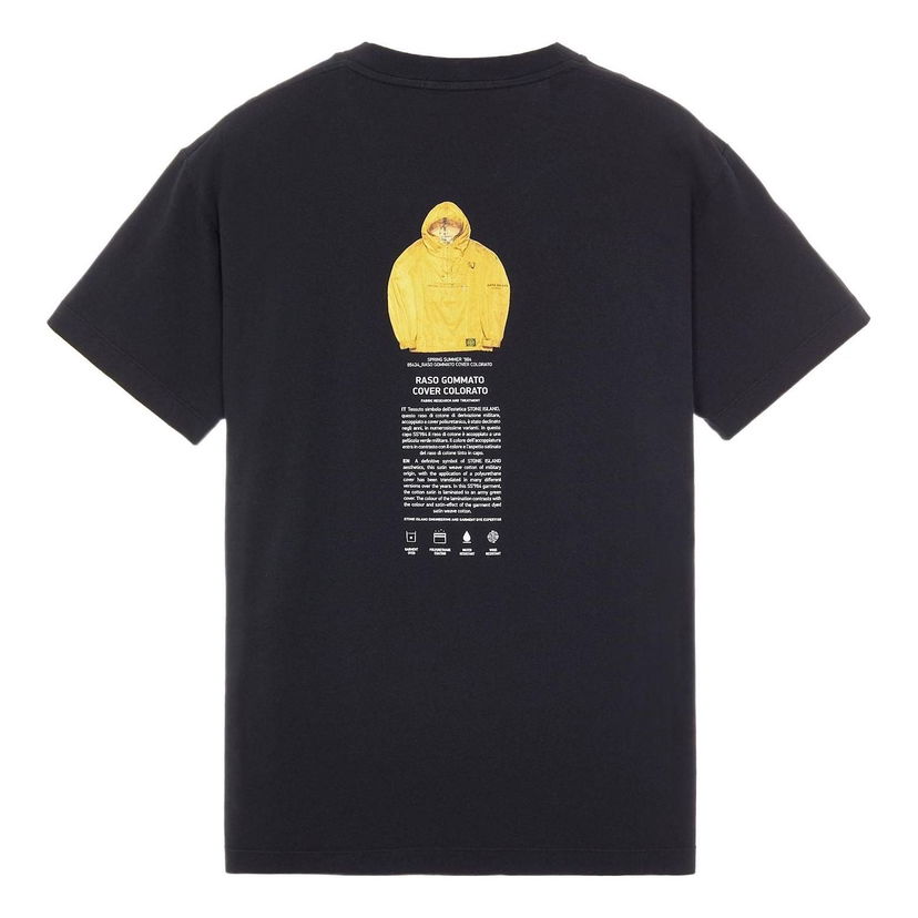 Tričko Stone Island Stone Island "Archivio" Logo Graphic T-Shirt Čierna | 76152NS91-V0029