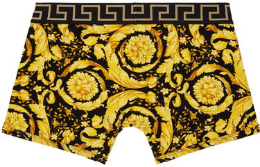 Boxerky Versace Versace Barocco Long Boxers Čierna | 1001384_1A11188, 1
