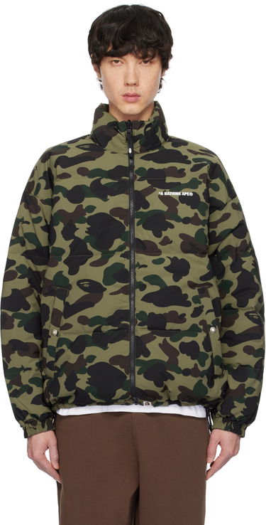 Bunda BAPE Camo Reversible Down Jacket Zelené | 001DNK801009M, 0
