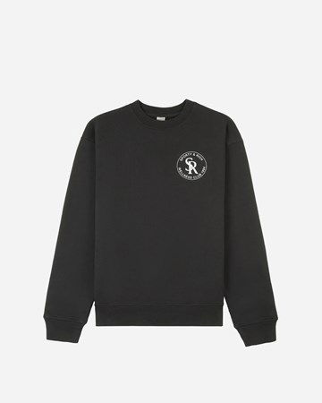Mikina Sporty & Rich Crewneck Čierna | CR651FB, 0