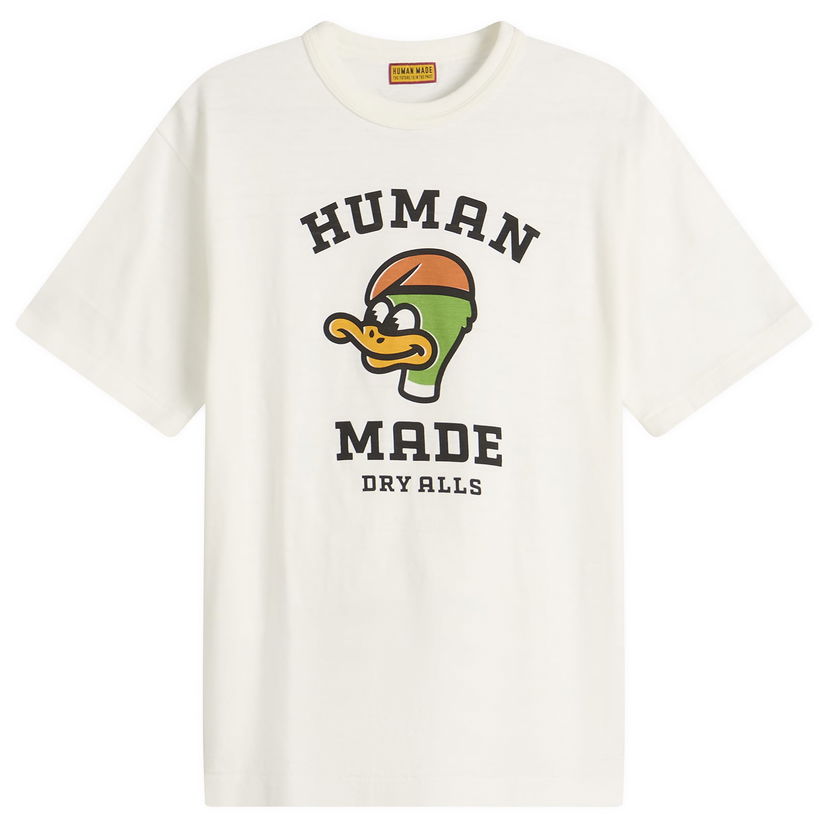 Tričko Human Made DRY ALLS Duck Head T-Shirt Biela | HM30TE006-WHT