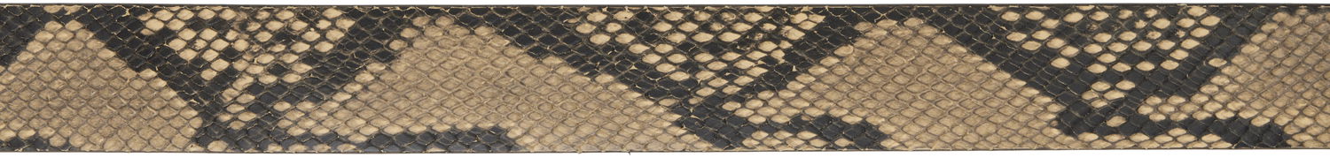 Opasok Dries Van Noten Dries Van Noten Snakeskin Leather Belt Béžová | 251-021403-397, 1