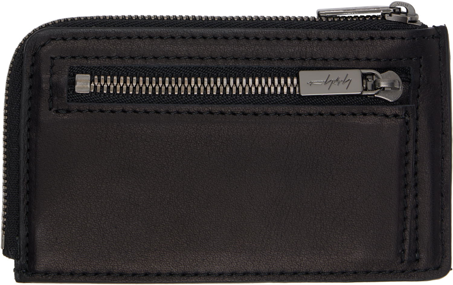 Peňaženka Yohji Yamamoto YOHJI YAMAMOTO Mini Card Wallet Čierna | DA-A85-784, 1
