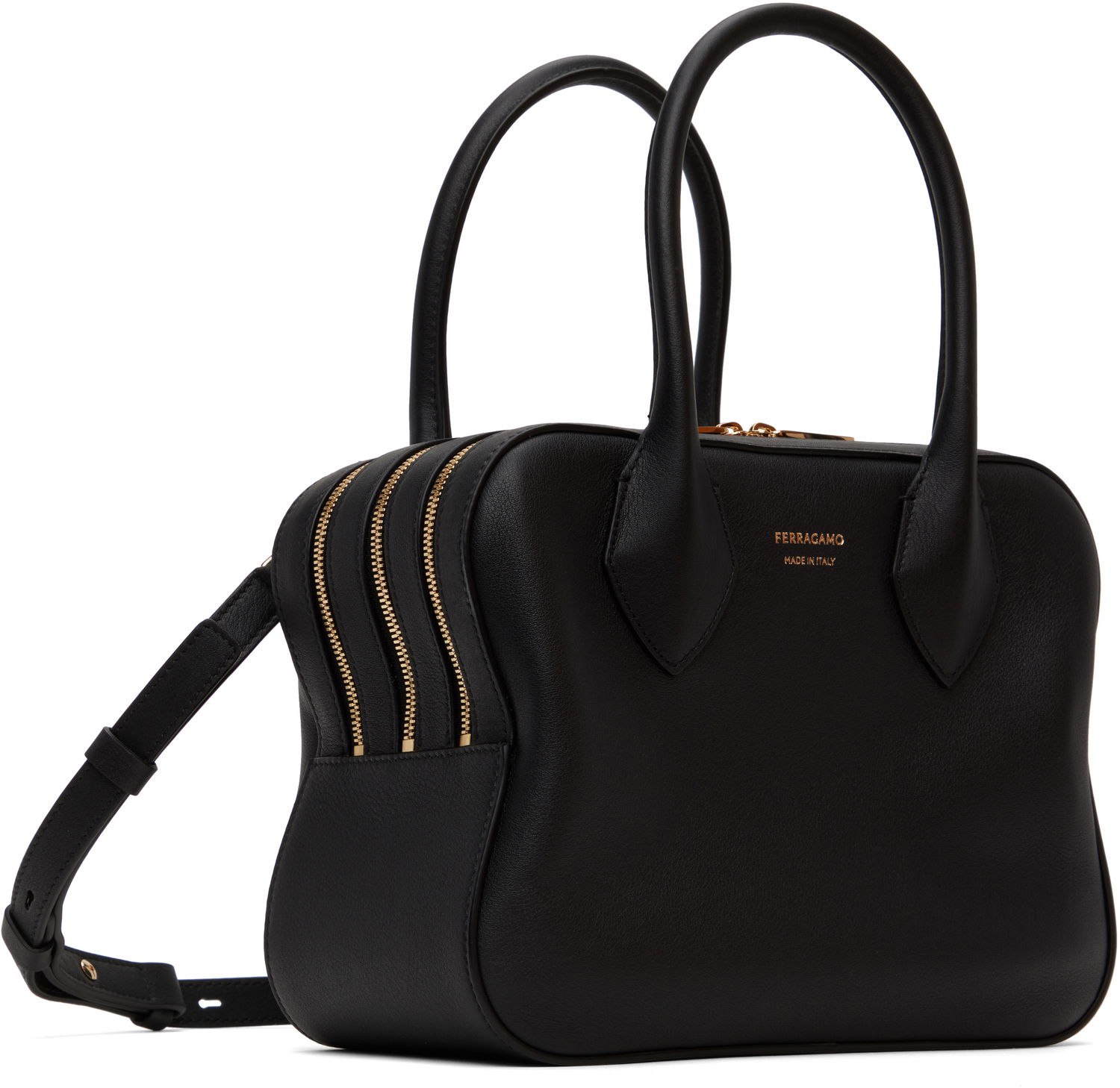 Kabelka FERRAGAMO Ferragamo Star-Shaped S Bag Čierna | 773339, 1