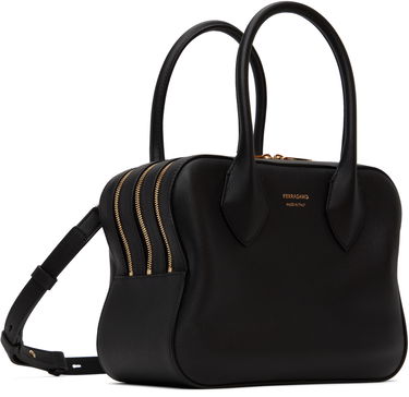 Kabelka FERRAGAMO Ferragamo Star-Shaped S Bag Čierna | 773339, 1