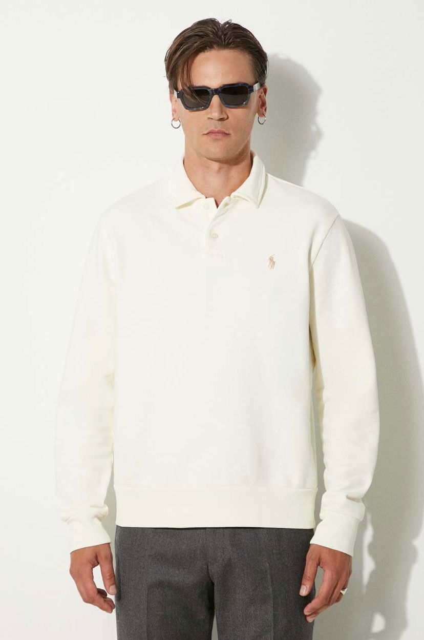 Mikina Polo by Ralph Lauren Sweatshirt Loopback Terry Longsleeve Béžová | 710951755